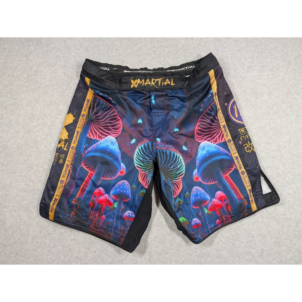 XMartial Men Shorts 38 2XL Training Mushroom MMA Martial Arts‎ Muay Thai